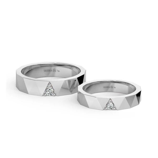 Modern Wedding Band Set NCC2025 1